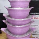 Premium 5-Pot Original Granite Cookware – Elite Die-Cast Non-Stick Casserole Collection