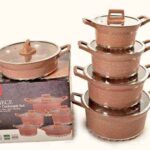5 Set Pot Original Granite Cookware – Premium Die-Cast Non-Stick Collection