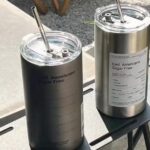 Premium Stainless Steel Double-Wall Insulated Tumbler with Straw – 600ml Cold Brew Travel Mug